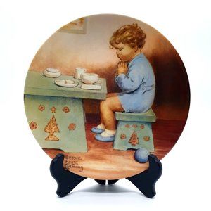 Thank You God Collector Plate By Bessie Pease Cutmann #5 Magical Moments Series
